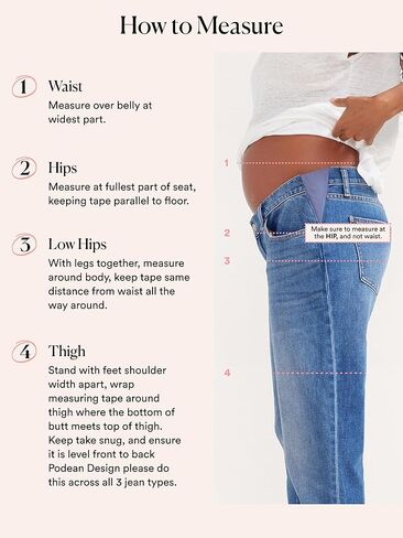 HATCH Slim Maternity Jeans - Under The Belly Pregnancy Jeans That Grow with You - Recycled Stretch Cotton Denim in Kuwait