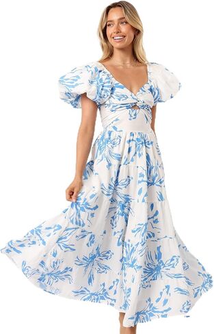 Petal & Pup Women's Dominique Midi Dress in Saudi Arabia