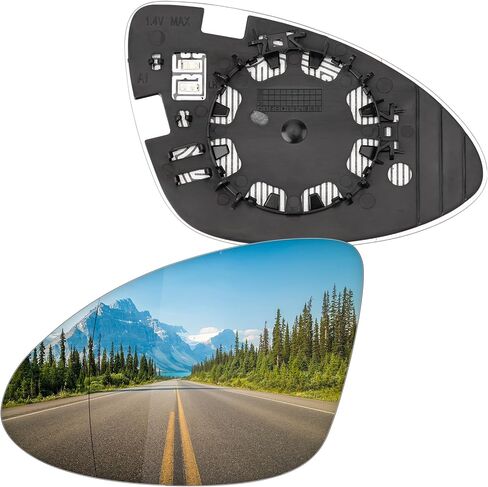 Driver Side Mirror Replacement for Porsche Cayenne 2011 2012 2013 2014 2015 - Left Side Mirror Glass, Rear View Mirrors Glass with Power Heated in Saudi Arabia