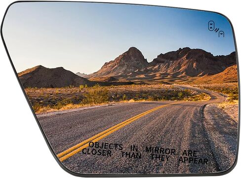 Driver Side Mirror Replacement for Ford F150 2022 2023 - Left Side Mirror Glass, Rear View Mirrors Glass with Power Heated & Blind Spot in Saudi Arabia