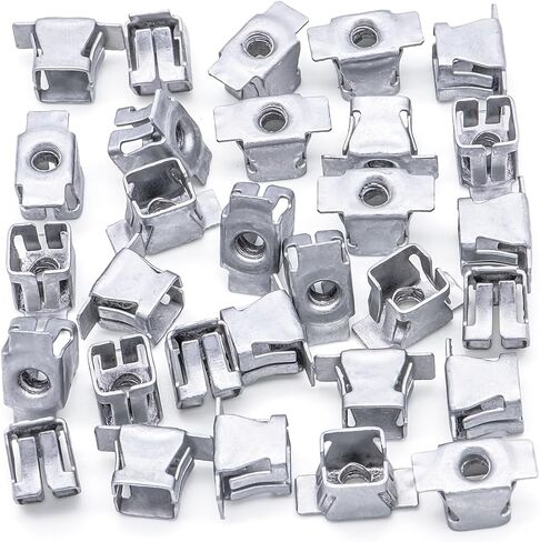 Rexka 30pcs M4.2-1.41 Fender Liner Bumper Intrument Panel U Nut for GM 11518531 Hummer Chevy GMC Buick Cadillac Trucks #8 GM Fender Liner U Nuts in Saudi Arabia