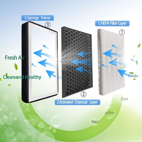 HEPA for، 2021-2025 Tesla MODEL S MODEL X فلتر هواء خارجي Biofilter مع الكربون المنشط 1647254-00-A in Kuwait