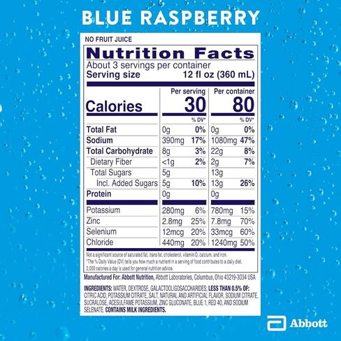 Pedialyte AdvancedCare Electrolyte Solution with PreActiv Prebiotics, Hydration Drink, Strawberry Lemonade, 1 Liter, 4 Count in Kuwait