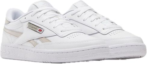 حذاء رياضي نسائي من Reebok Club C Revenge، لون الطباشير/الطباشير/Escape Blue، 8.5 in Saudi Arabia