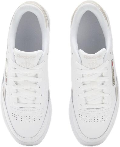 حذاء رياضي نسائي من Reebok Club C Revenge، لون الطباشير/الطباشير/Escape Blue، 8.5 in Saudi Arabia