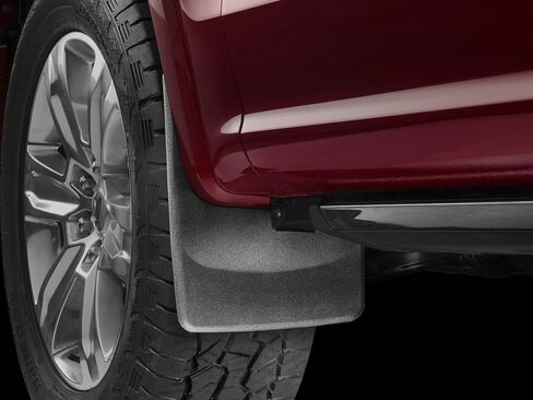 WeatherTech Custom No Drill Splash Guard MudFlaps for Ford F-150 - Front Pair (110044), Black in Saudi Arabia