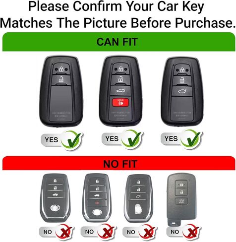 for Toyota Key Fob Cover with Butterfly Keychain & Bee TPU Car Key Case Protection for 2018-2024 Camry RAV4 Highlander Avalon Prius Corolla Accessories GT86, Stylish Key Holder in Saudi Arabia