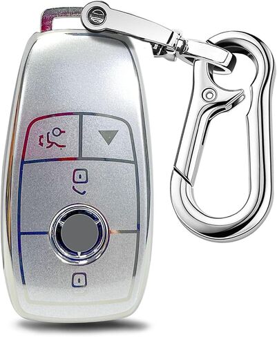 for Mercedes Benz Key Fob Cover, Key Protector Fit for 2017-2023 E-Class 2018-2021 S-Class 2019-2023 A C G Class in Kuwait