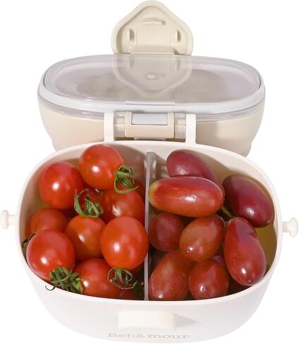 Bebamour Baby Formula Dispenser On The Go, Formula Container to Go, Formula Holder for Travel, Candy Fruit Snack Storage Container with Scoop and Leveller (Coffee) in Saudi Arabia