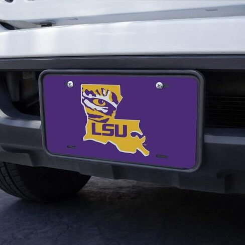 الرسومات والمزيد LSU Tiger State Mark Novelty Metal Vanity Tag لوحة ترخيص in Saudi Arabia