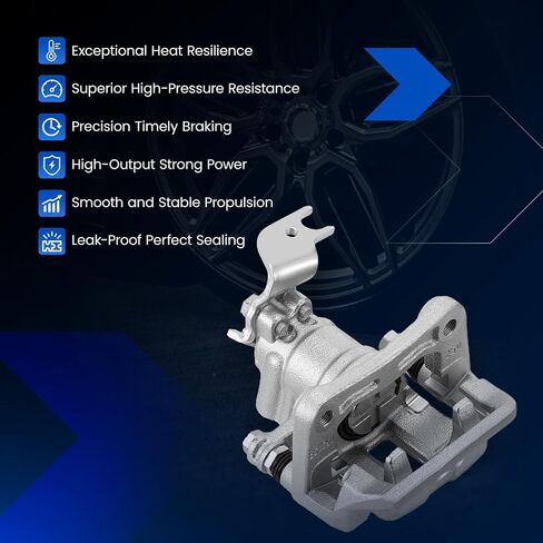 Rear Brake Caliper Assembly Replaces for 19B3358 19B3359, Compatible with Acura TSX 2010-2014 2.4L 3.5L, Compatible with Honda Accord 2008-2012 2.4L 3.5L in Saudi Arabia