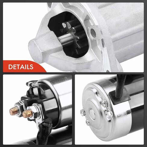 A-Premium Starter Motor Compatible with Nissan Frontier 2002-2004 L4 2.4L, Xterra 2001-2004 L4 2.4L, 12V 1.4KW 10-Tooth Clockwise, Replace# 23300-9Z400R, M000T87381, M0T87381 in Saudi Arabia