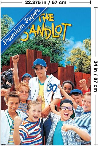 Trends International The Sandlot (1993) - ملصق حائط من ورقة واحدة، 34 طول × 22.4 عرض، إصدار ممتاز غير مؤطر in Saudi Arabia
