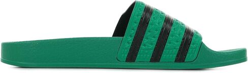 صندل Adilette مريح منزلق للنساء من adidas، نيلي ليلي/كريمي أبيض/ليلي نيلي، 9 in Saudi Arabia