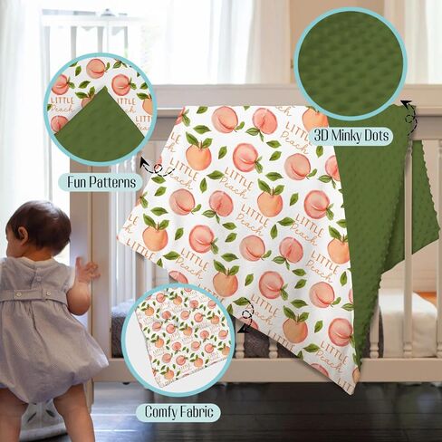 Mink Baby Girl Blanket Farm Life Barn Animal Pink, Cow Horse Sheep Chicken Chick Pig Tractor Double Layer Dotted Backing Receiving Blankets Newborn Infant Toddler Nursery Crib Bedding 30 x 40 in Saudi Arabia