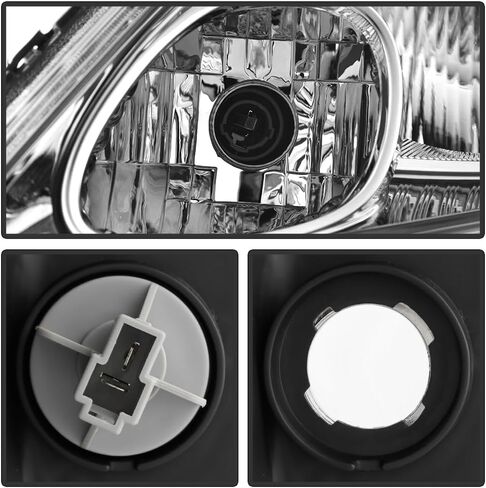 KEEKPO - For 2009 2010 2011 2012 2013 2014 Honda FIT Chrome Housing Headlights Headlamps Pair Set Replacement Left+Right in Saudi Arabia