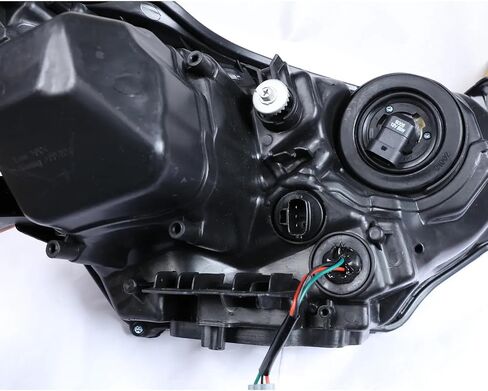 مجموعة المصابيح الأمامية PENSUN متوافقة مع 2014 2015 2016 Toyota Corolla Base/CE/C/LE Eco/LE/L/S Plus/S Special Edition Sedan 4-Door LED Head Lights (جانب الركاب والسائق) in Saudi Arabia