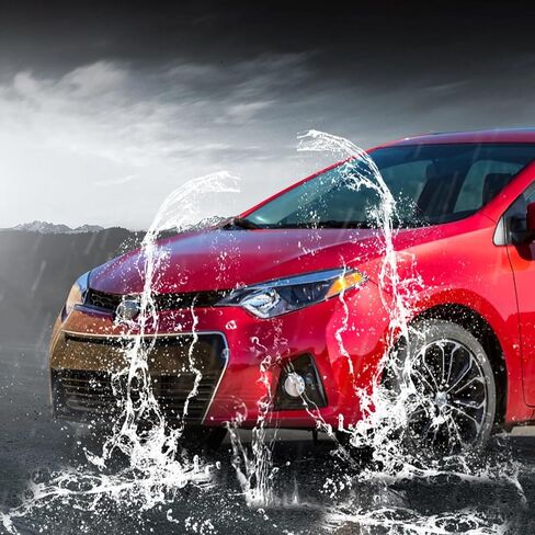 مجموعة المصابيح الأمامية PENSUN متوافقة مع 2014 2015 2016 Toyota Corolla Base/CE/C/LE Eco/LE/L/S Plus/S Special Edition Sedan 4-Door LED Head Lights (جانب الركاب والسائق) in Saudi Arabia