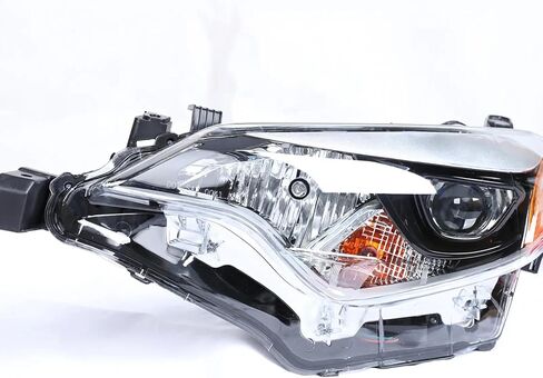 مجموعة المصابيح الأمامية PENSUN متوافقة مع 2014 2015 2016 Toyota Corolla Base/CE/C/LE Eco/LE/L/S Plus/S Special Edition Sedan 4-Door LED Head Lights (جانب الركاب والسائق) in Saudi Arabia