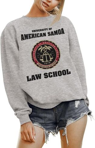 TeesAndTankYou University of American Samoa Law School Sweatshirt Unisex in Saudi Arabia