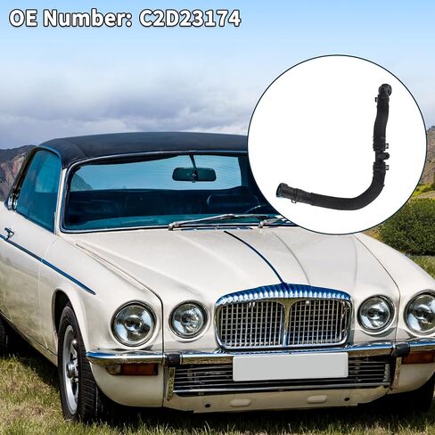 خرطوم المبرد لجاكوار XJ 3.0T 2010-2019 المطاط 1 قطعة انبوب ماء التدفئة in Saudi Arabia