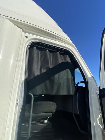Windshield Curtains Fits Freightliner Cascadia 2008-2025 (Grey) in Saudi Arabia