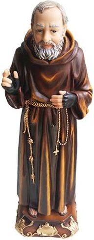 Padre Pio Saint Pio of Pietrelcina Sculpture Estatua(6 Inch) in Saudi Arabia