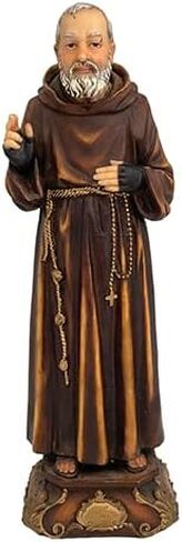 Padre Pio Saint Pio of Pietrelcina Sculpture Estatua(6 Inch) in Saudi Arabia