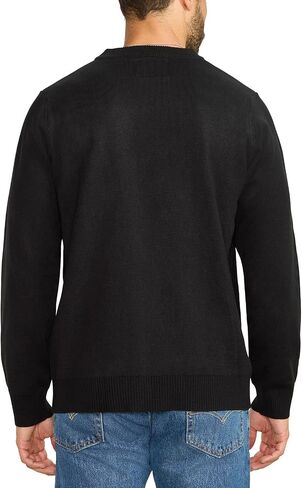 Tipsy Elves Skeleton Crew Sweater Black White Halloween Pullover for Men in Saudi Arabia