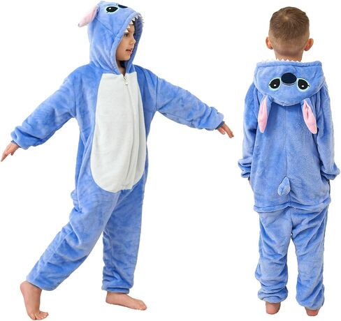 Children's animal onesie costume Halloween Christmas costume home casual perfect pajamas suitable for boys and girls in Saudi Arabia