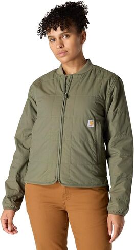 سترة Carhartt النسائية Rain Defender فضفاضة ومعزولة وخفيفة الوزن in Saudi Arabia