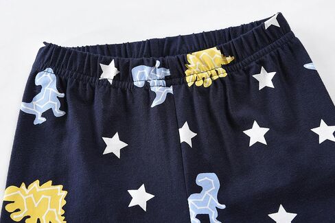 DDSOL Toddler Baby Boys Pajamas 2 Pieces Cotton Sleepwear Set Kids Fall Winter Long Sleeve Jammies in Kuwait