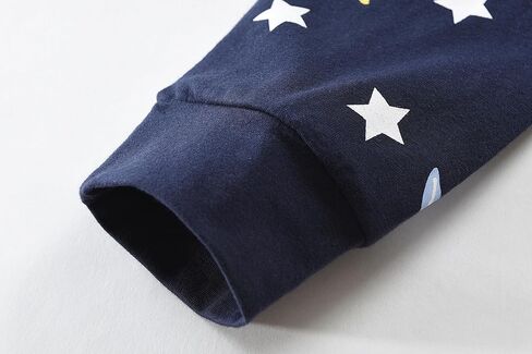 DDSOL Toddler Baby Boys Pajamas 2 Pieces Cotton Sleepwear Set Kids Fall Winter Long Sleeve Jammies in Kuwait