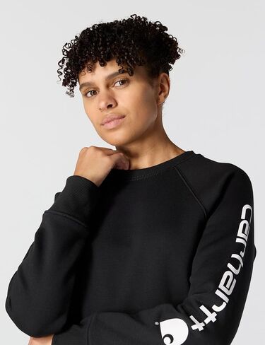 سويت شيرت Carhartt نسائي مريح متوسط ​​الوزن ذو رقبة دائرية in Saudi Arabia
