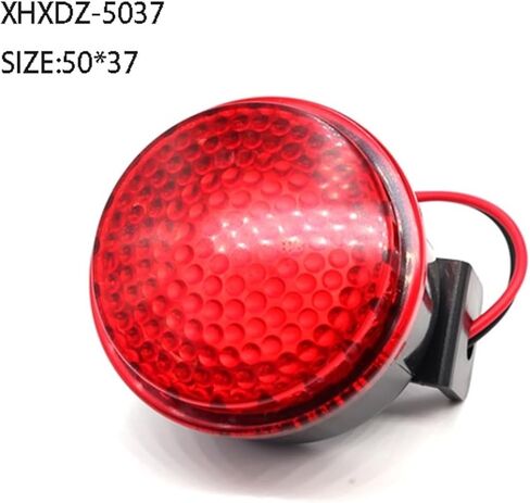 5pcs 5037 piezoelectric high-Decibel Alarm Buzzer with Flashing Light 5V 12V 24V Single Tone in Saudi Arabia