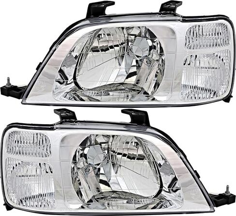 مجموعة مصابيح أمامية لهوندا CRV 1997 1998 1999 2000 2001 سائق هالوجين وجانب الركاب in Saudi Arabia