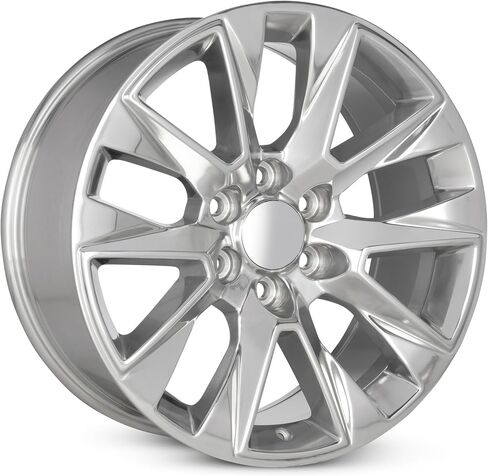 For 2019-2024 Chevrolet Silverado 1500 20 Inch Polished Silver Rim - OE Direct Replacement - Road Ready Car Wheel in Saudi Arabia