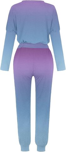 Lounge Sets for Women Plus Size Casual Comfy Workout Travel 2 Piece Outfits Sweatsuits Vacation Fall Winter Clothing in Saudi Arabia