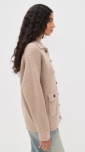 White & Warren Women's Merino Fisherman Jacket in Saudi Arabia