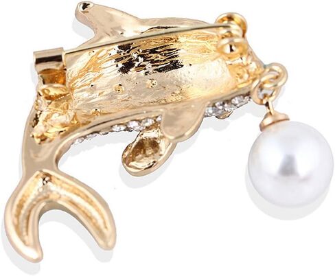 YAZILIND Cute Brooch Men Women Breastpin Fashion Animal brooches pin Rhinestones Clothing Accessories Birthday Corsage Jewelry in Kuwait