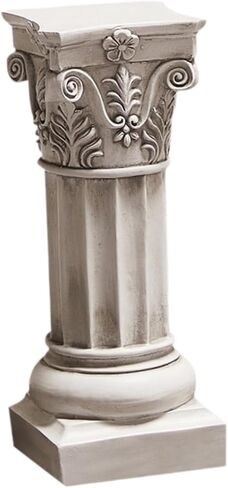 Roman Pillar Statue Figurine Greek Column Photo Prop Decorative Roman Column Sculpture Greek Statue for Scene Patio Indoor, Style A, S in Saudi Arabia