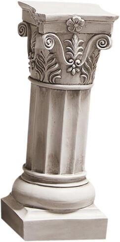 Roman Pillar Statue Figurine Greek Column Photo Prop Decorative Roman Column Sculpture Greek Statue for Scene Patio Indoor, Style A, S in Saudi Arabia