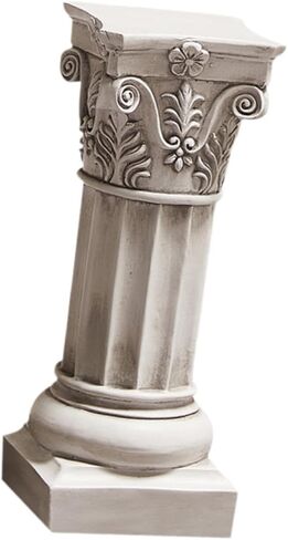 Roman Pillar Statue Figurine Greek Column Photo Prop Decorative Roman Column Sculpture Greek Statue for Scene Patio Indoor, Style A, S in Saudi Arabia