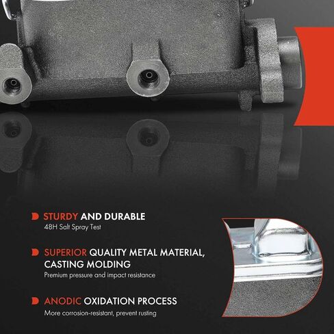A-Premium Brake Master Cylinder with Reservoir and Cap Compatible with Chevrolet, Buick, Oldsmobile and Pontiac Vehicles - Impala, Caprice, Bel Air, Kingswood, Centurion, Custom Cruiser, Bonneville in Saudi Arabia