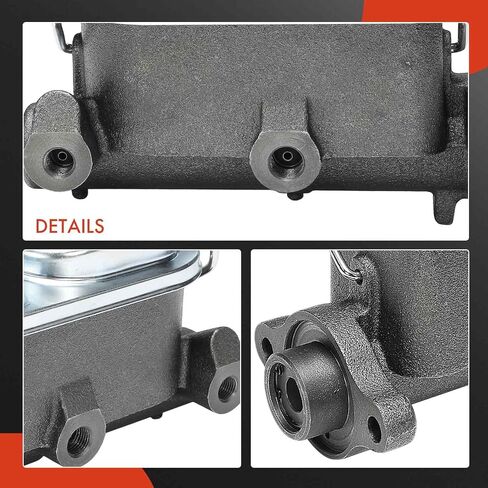 A-Premium Brake Master Cylinder with Reservoir and Cap Compatible with Chevrolet, Buick, Oldsmobile and Pontiac Vehicles - Impala, Caprice, Bel Air, Kingswood, Centurion, Custom Cruiser, Bonneville in Saudi Arabia