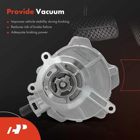 A-Premium Brake Vacuum Pump Compatible with Select Audi and Volkswagen Models - A5 Quattro 2008-2010, A6 Quattro 2009-2014, Q5 2009-2014, Q7 2011-2014, S4 2010-2014, S5 2010-2014, Touareg 2013-2014 in Saudi Arabia