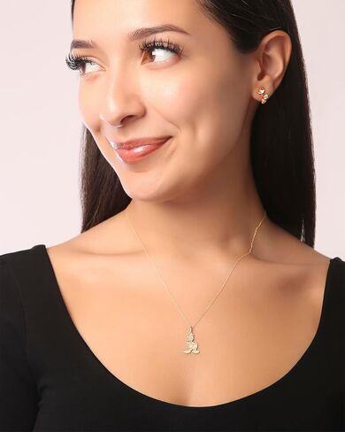 Disney Mismatched Donald Duck And Daisy Duck Earrings Official License, 18k Gold Flash-Plated Sterling Silver Stud Earrings in Saudi Arabia