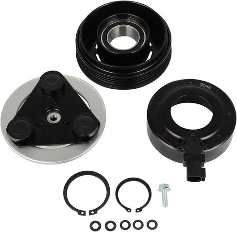 cciyu AC Clutch 2013-2016 Fit for Ford Escape 2.0L 2015-2016 Fit for Lincoln MKC 2.0L Replaces AC Compressor Clutch for Car 4 Grooves in Saudi Arabia