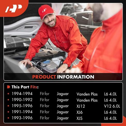 ضاغط مكيف هواء ممتاز مع قابض متوافق مع جاكوار XJ6، XJ12، XJS، Vanden Plas، 1991-1996، 4.0L 6.0L in Saudi Arabia