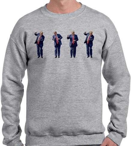 TeesAndTankYou Trump Dance Sweatshirt Unisex in Saudi Arabia